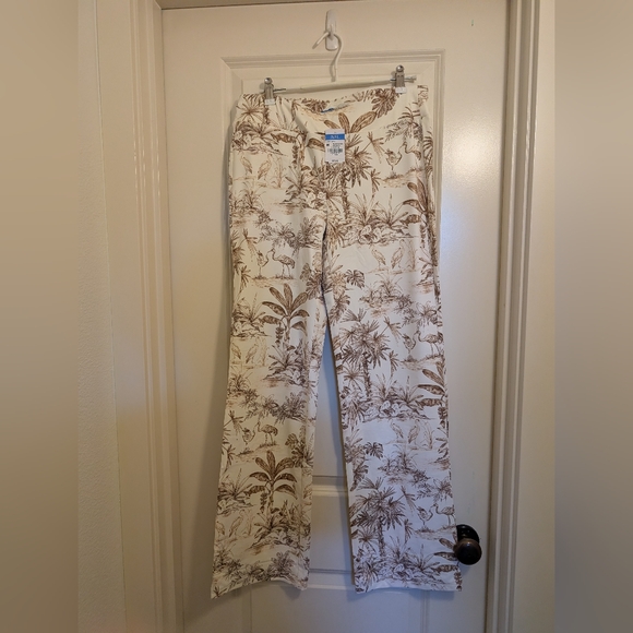 NWT J. McLaughlin Print Catalina Cloth  Pull On Pants - Picture 2 of 9